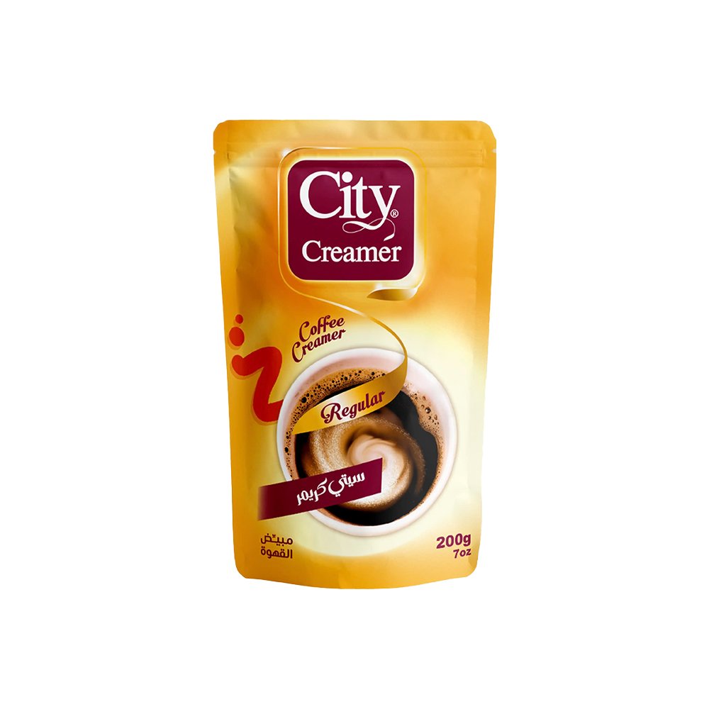 كريمة القهوة بعبوة عملية كيس 200غ سهل الفتح والتخزين. يحوّل أي مشروب إلى تجربة كريمية في ثواني.