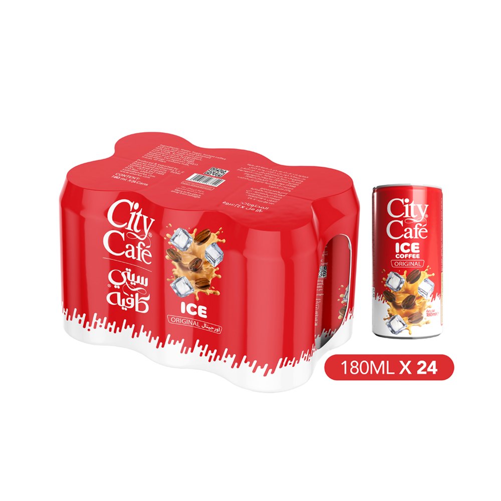 كرتونة آيس كوفي أوريجينال 24×180 مل، انتعاش صيفي مضمون، فوقان بكل علبة، خليها دايمًا معك لأوقات الحر والمزاج العالي
